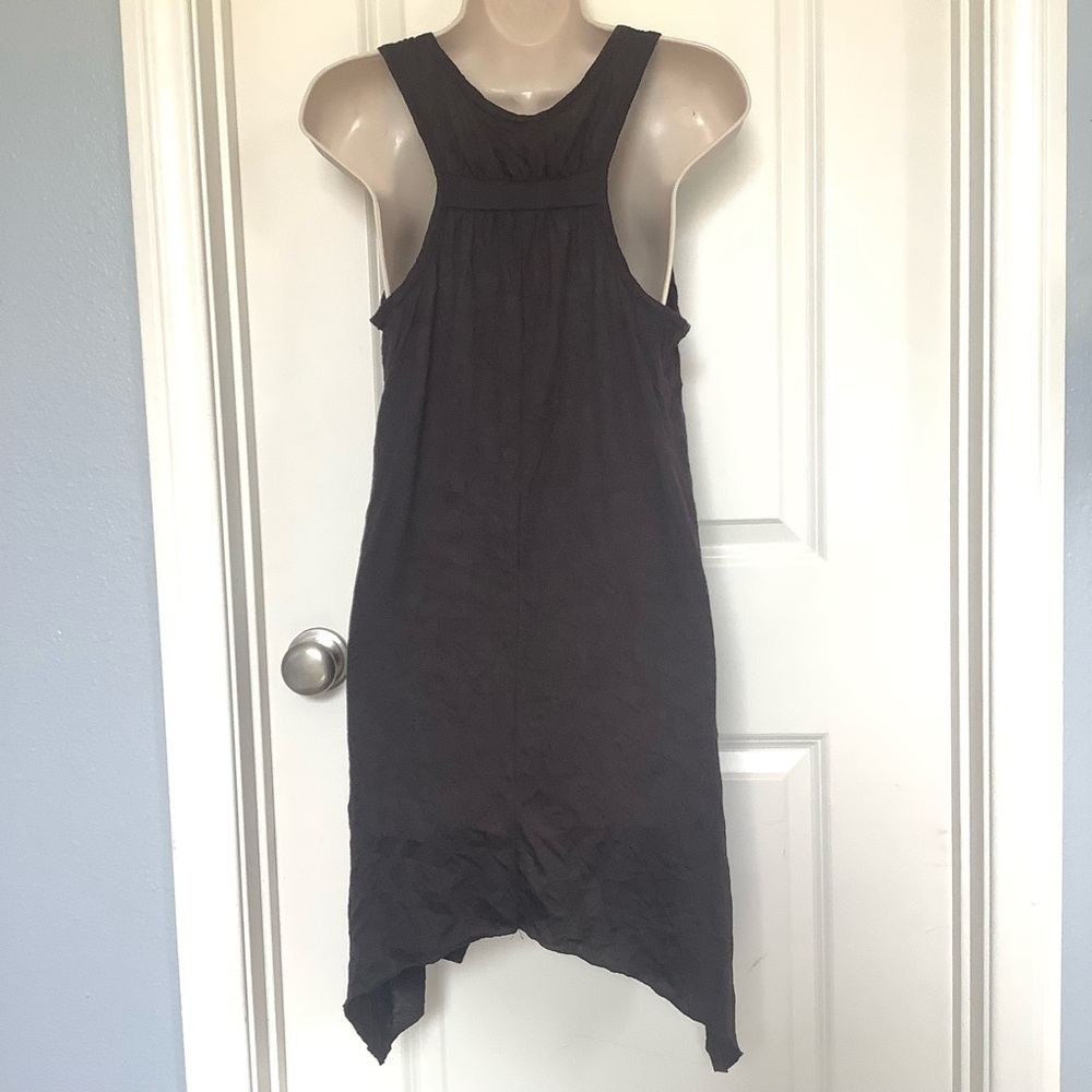 NWT Surrealist Free Lunch Nolan Asymetrical Tank Dress Size M Raw Hem - Picture 3 of 10